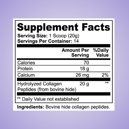 Hydrolyzed Collagen Peptide